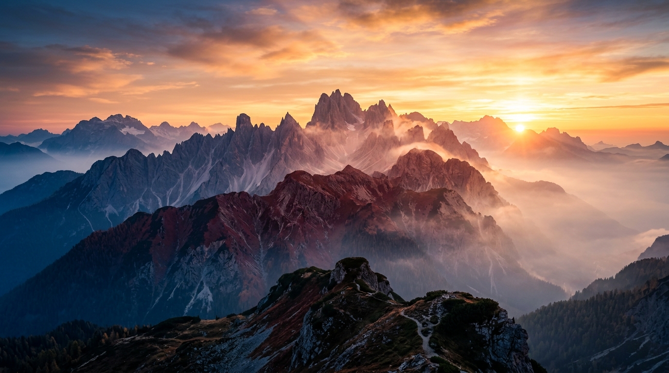 Mountain Landscape Background